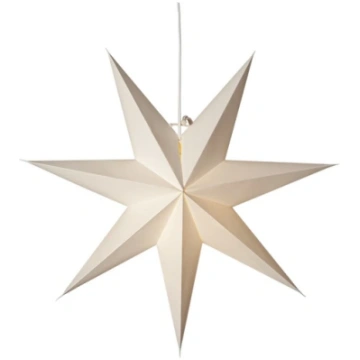 Papīra zvaigzne piekarama Star Trading Plain, 45cm