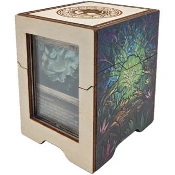 CUSTOMIZABLE WOODEN DECK HOLDER FOR COMMANDER WITH