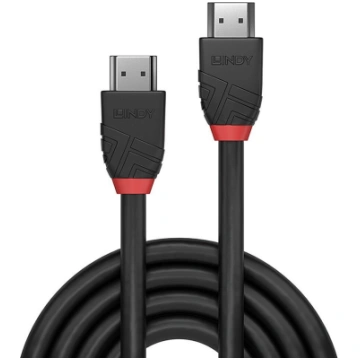 Vads Lindy Black Line HDMI 2.0 Male, HDMI 2.0 Male