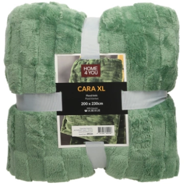 Pleds CARA XL 200×230 cm, zaļš 89224