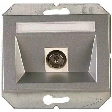 VILMA XP500 TV kontaktligzda, metāliska