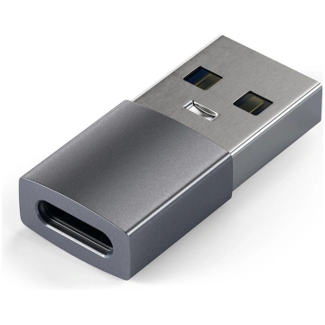Satechi ST-TAUCM USB-A to USB-C Adapter, Gray