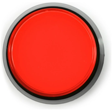Arcade Push Button 60mm black housing - red with b
