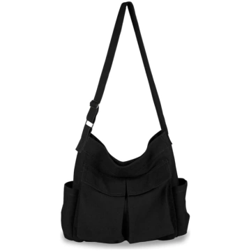 BROADREAM Canvas Messenger Bag with Large Capacity