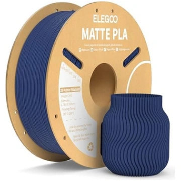 ELEGOO Matte PLA Filament Matte Navy Blue 1 kg, 1,