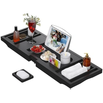 Artmalle Bath Caddy Tray - izvelkams un salokāms v