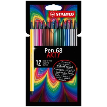 Stabilo Markers Pen 68 Arty case 12 colors ( 40063