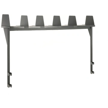 Augšējais plaukts, 1600x300 mm, 6 dalītāji, pelēks