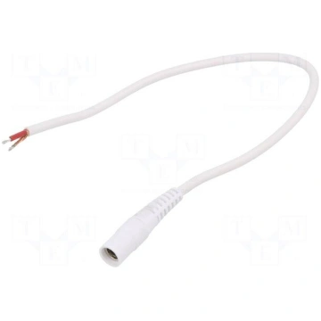 Cable | 1x1mm2 | cables,DC 5,5/2,1 socket | straig