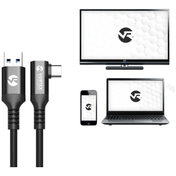 Virtuālās realitātes brilles VortexVR kabelis 3m +