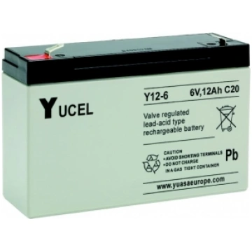 Akumulators Yuasa YUCEL 6 V 12 Ah Yuasa batteries