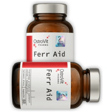 OstroVit Ferr Aid - Dzelzs, 60 kapsulas. Uztura ba