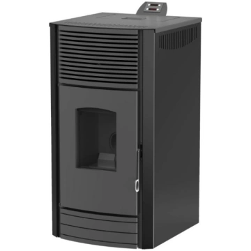 Granulu kamīns ONYX AIR 12kW Melns Granulu apkures