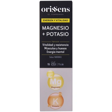 Magnesium + Potassium 15 Tablets Orissens