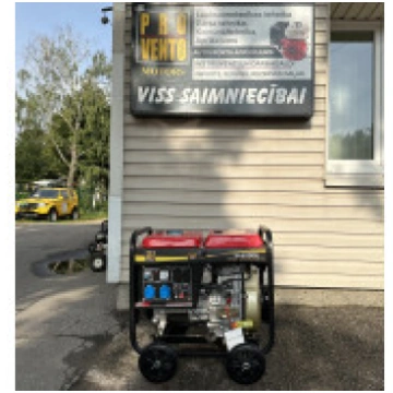 Ģenerators S6500DE 220V Max 5,0kW dīzeļdzinējs, ar