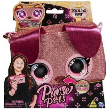 Purse Pets Keepin" It Clutch Dazzling Diva Puppy P