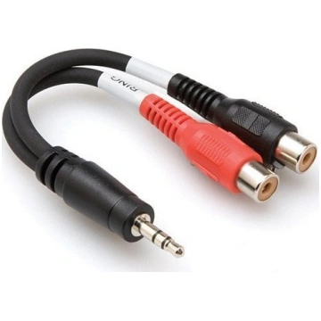 Hosa Technology 3.5mm/RCA audio cable Black Red ( 