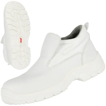 Nitras CLEAN STEP MID SL, S2 drošības tupele, balt