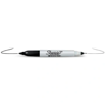 SHARPIE Marķieris Sharpie Twin Tip melns