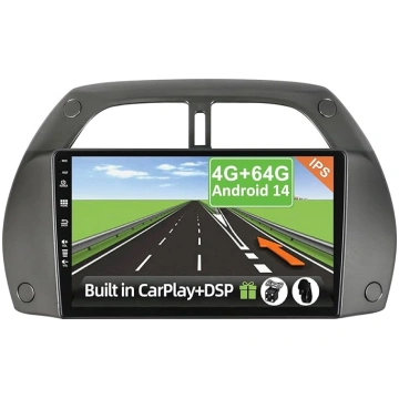 YUNTX [4GB+64GB] Android 14 Auto Radio Toyota RAV4