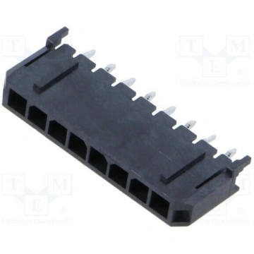 Connector: wire-board; socket; male; PIN: 8; Micro