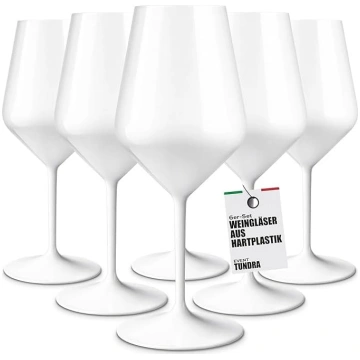 TUNDRA - 6 plastmasas glāžu komplekts vīnam, Apero