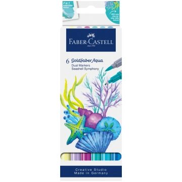 Akvareļu marķieri Faber-Castell Goldfaber Aqua, di