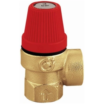 Caleffi 3/4" 3 bāru drošības vārsts apkures sistēm