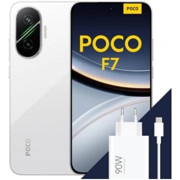 Poco F7 viedtālrunis, 12+512GB, balts, Snapdragon 