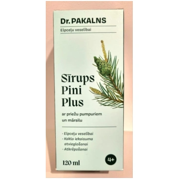 Dr.Pakalns Sīrups Pini Plus, 120 ml DR. PAKALNS