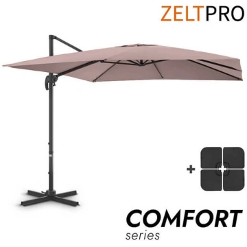 Saulessargs ar atsvara paliktni Comfort Taupes krā