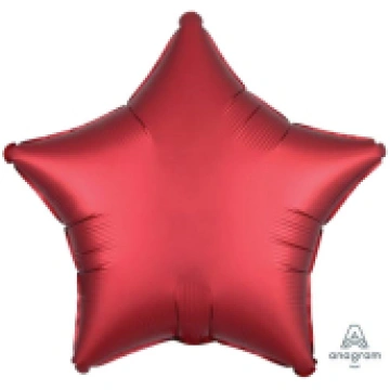 SANGRIA SATIN STAR gaisa balons 45 CM