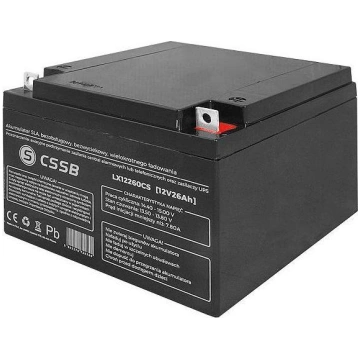 Cssb Akumulators Gēla 12v 26ah