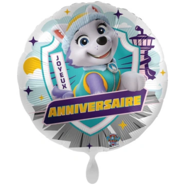 Paw Patrol Snow Cool Joyeux Anniversaire folijas b