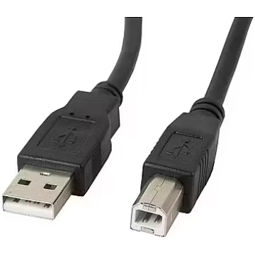 Lanberg USB-A to USB-B Cable, 5m, Black (CA-USBA-1