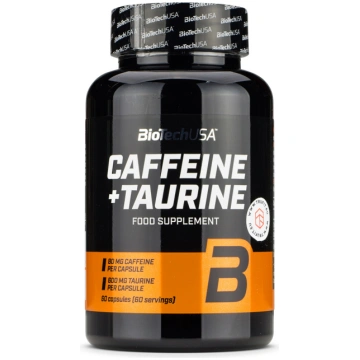 Caffeine + Taurine Biotech USA 60 kapsulas