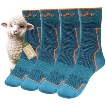 Merino vilnas zeķes Towintec, zilas, 2 pāri, 44-47