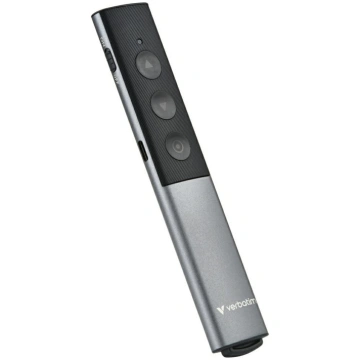 Verbatim Presenter Agenda with laser pointer, grey