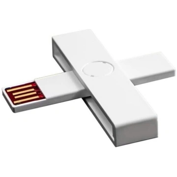 +ID smart card reader USB Blister, white Nav norād