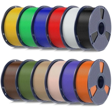 SUNLU 12 kg PLA + 2.0 filaments, PLA Plus 3D print