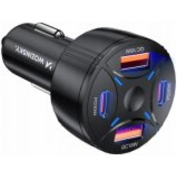 Wozinsky WLS-04 60W Black lādētājs 5907769385063-W