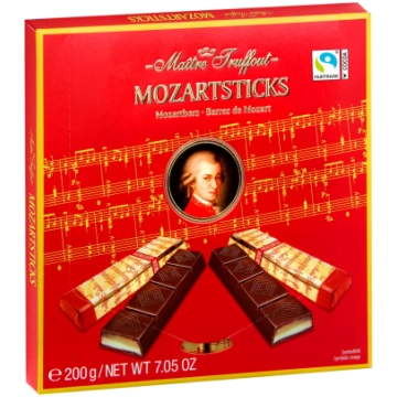 Šokolādes konfektes MAITRE TROUFFOU MOZART 200g - 