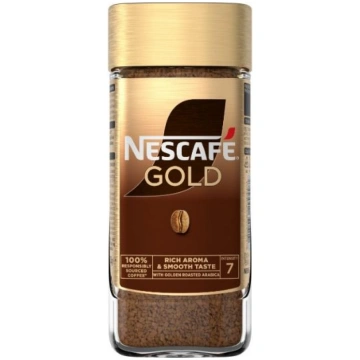 NESCAFE GOLD šķīstošā kafija (stikls) 100g NESTLE