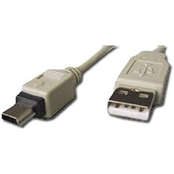*Kabelis USB A/M - Mini USB5P/M retract. F.19137