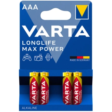 VARTA Longlife Max Power Alkaline Battery AAA (1,5