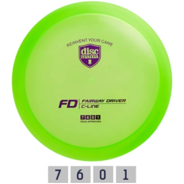 Discomania diskgolfa disks Fairway Driver C-LINE F
