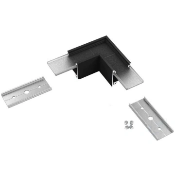 LED profila savienojums LINEA20 90° melns TOPMET