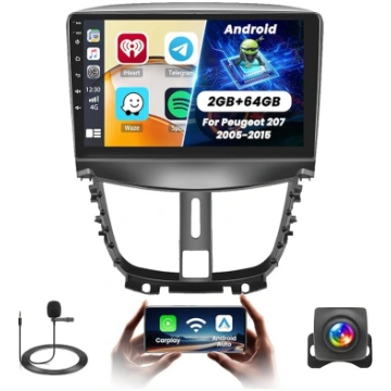 2+64G Android Autoradio für Peugeot 207 2005-2015