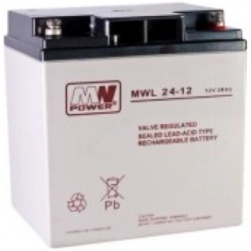 MW Power MWL 24-12 12V 24Ah 22AH 20Ah VRLA AGM lea