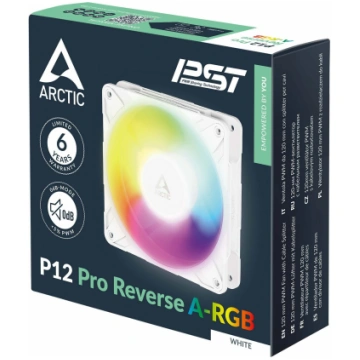 Ventilators korpusam Arctic P12 Pro Reverse A-RGB 